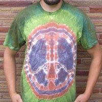 Learn How To Tie Dye this Camouflage Peace Sign Tie Dye T-Shirt!