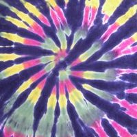 Learn How To Tie Dye this Rastaman Spiral on Black Tie Dye T-Shirt!